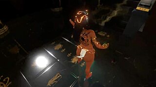 Gorgeous Egyptian Priestess Propitiates Anubis With Depraved Dances