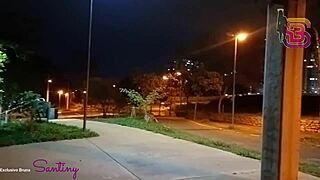 Bruna Santiny's Spontaneous Encounter in the Square