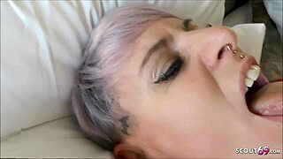 cat coxx tattoo milf meets freddy gong at german user event for hardcore action