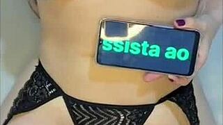 she puts me on all fours fucks my ass hard makes me moan loud cum crazy on dick homemade anal no condom brazilian big ass doggystyle