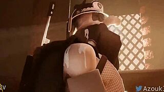 roblox egirl fucks her big ass hard while sucking monster cock