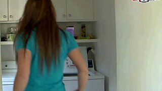 Young brunette housewife enjoys interracial fuck with big black cock