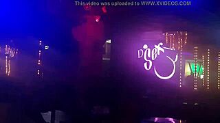 Eighteen-Year-Old Latina Teen Performs Sensual Table Dance On Desk For Amateur Mexican Audience