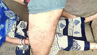 i watch dis horny desi bhabhi fuck a village boy with clear audio, its so hot and rough