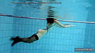 Hot Hungarian Teen Petra Enjoys Underwater Sex In The Swimming Pool