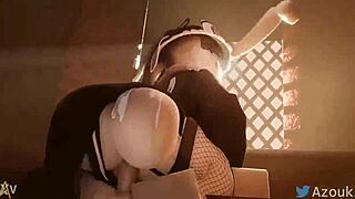 roblox egirl fucks her big ass hard while sucking monster cock