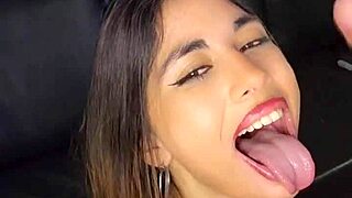 I suck my bosss cock very hard and it ends up on my face