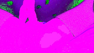 Pink dildo makes me cum hard...