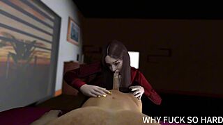 3d Big Boobs Asian Babe Cheating With Big Dick