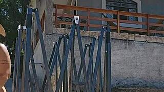 Tent Setup with Stuffed Ass