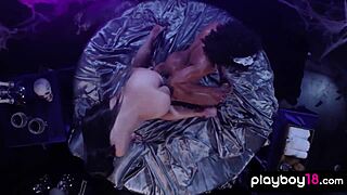 Ebony milf maid serving lesbian teen mistress!