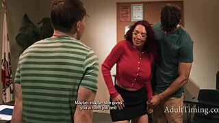 Busty Teacher Kiki Blackmailed After Student Affair!