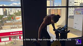 Dalla palestra alla creampie latina fitness si fa inculare duro dopo provocazione