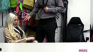 Gorgeous milf naomi ryder commits cum eating crimes at office