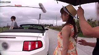 hot japanese babe in tokyo 'what happens before a porn scene?' with cum