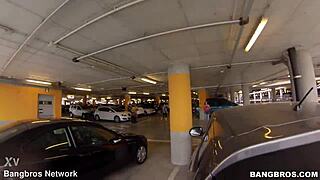 Big tit asian chick fucked in public