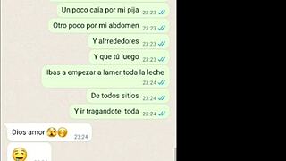 my girlfriend tries the milk on web chat and loves it