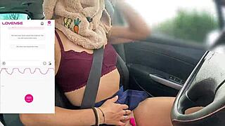 a friend films me drivin' while a fan controls my vibrator remotly.