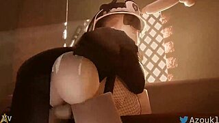 roblox egirl fucks her big ass hard while sucking monster cock