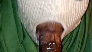 Super Sloppy Deep Throat Blowjob From Masked Girl!