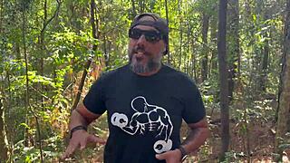 Naked Nymphet Feels Exposed In The Woods