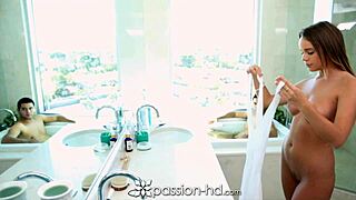 'Oh my, pretty blonde gets wet and fucked with big cock cumshot!'