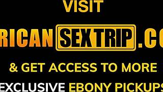 Nympho African Hottie Hardcore Rammed in Interracial Outdoor Fuck