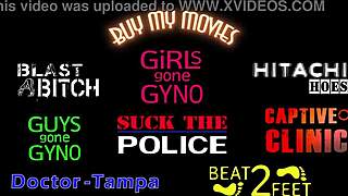 freshman gets hitachi orgasm from doctor in hospital gloves and latex