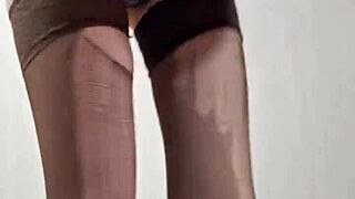 Sexy balloons mistress elza kom dominates with ass worshiping, bdsm, and clothes ripped in intense session.