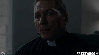 Hypocritical Priest Forces Scared Teen Gia Derza To Lose Anal Virginity!