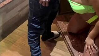 Wife spends time with skinny guy