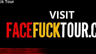 She'll deepthroat my massive dick while locking eyes, a rough and intriguing contrast to her huge tits