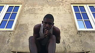 Bad bitch gets fucked outdoor in doggystyle with big black cock