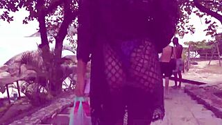 i melissa hot double penetrated at nude beach with people watching dp anal gapes public sex voyeur atm mo