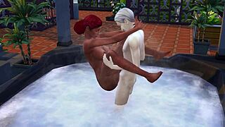 The sims 4 bath