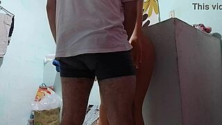 Big Ass Latina Stepmother Whore Fucked Roughly When Husband Away in Homemade Fetish Video