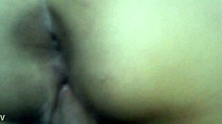 Close-up view of amateur wife