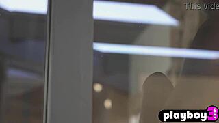 black and hot victoria antoinette posed in hot lingerie for the playboy