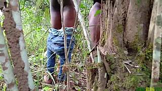 I slept with that strange woman and we mated in the bush, her big hairy bbw body bent over for doggystyle.