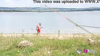 ボワイヤー、ビーチに行って一つの意図でファックするよ、ルナ・ブラックxで君をファックする