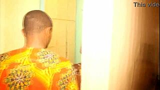 Beauty in black sniffs babysitter's dirty panties, leading to cheating threesome 😏