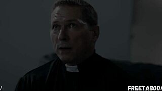 Hypocritical Priest Forces Scared Teen Gia Derza To Lose Anal Virginity!