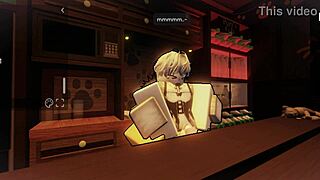 Paid cute femboy barista with cum.