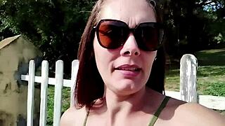 Hot Wife Blows Farmhand Then Fucks Him Home!