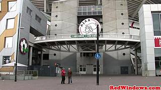 i spoil the amsterdam tourist as an inked goth prostitute