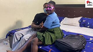 naughty students in uniforms offer sex to boost their exam scores at the principal's house pt1 😏