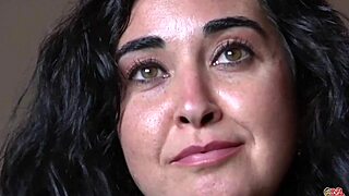 Lady on the street, slut in bed with big cock and cum facial!