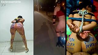 Exercising The Slut Samanta In Bondage