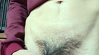 I delivered a big cumshot from my hard cock