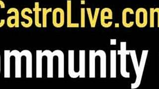 Heavy hottie Angelina Castro strapon fucks babe Cristi Ann